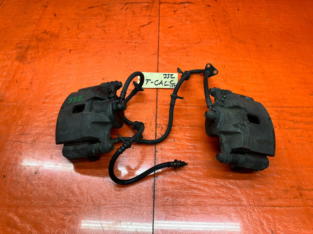 92 96 HONDA PRELUDE FRONT BRAKE CALIPERS PAIR LEFT RIGHT OEM #3320