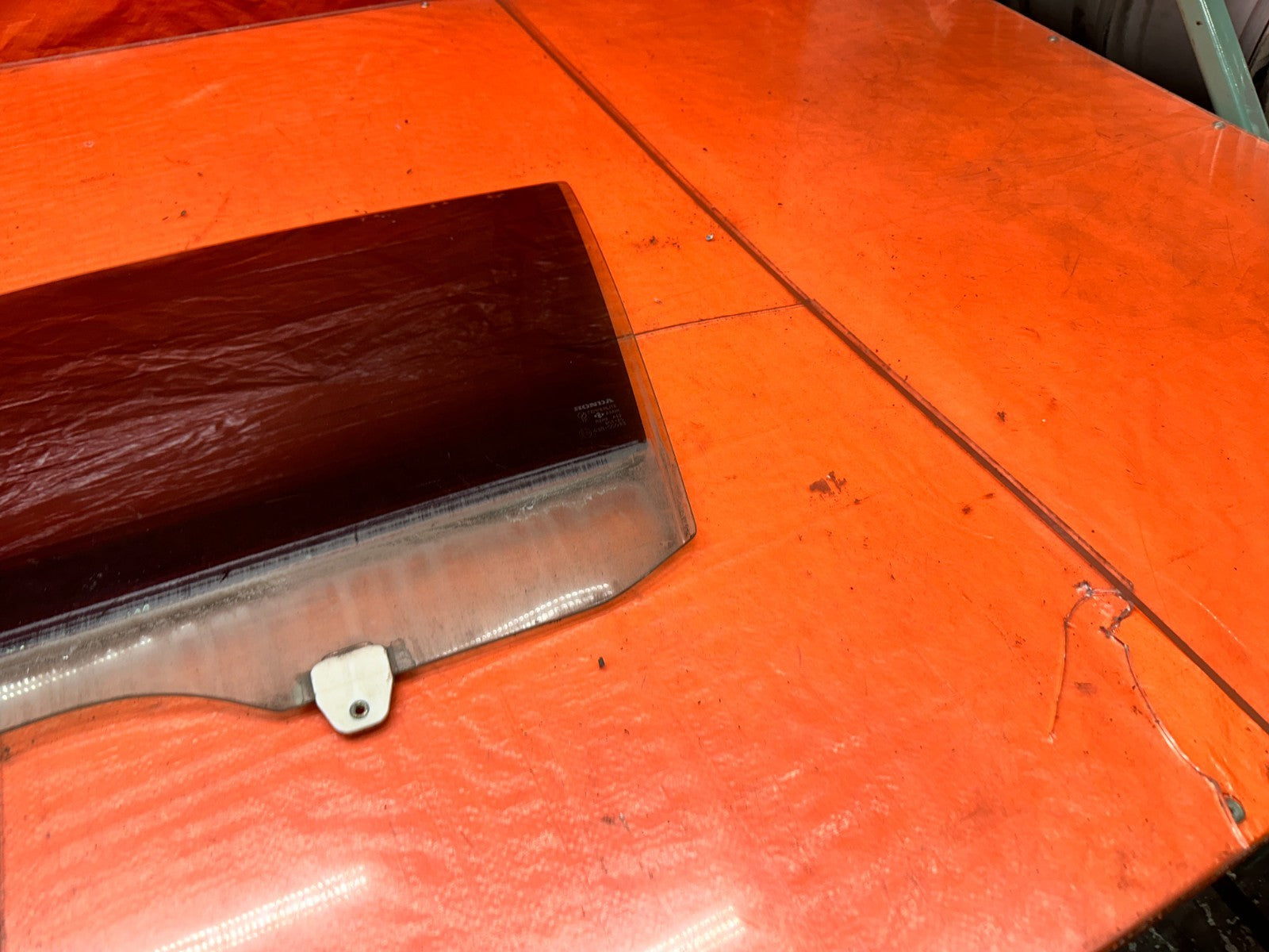 97 01 HONDA PRELUDE 2.2L DRIVER LEFT DOOR DOORGLASS WINDOW GLASS OEM #3354
