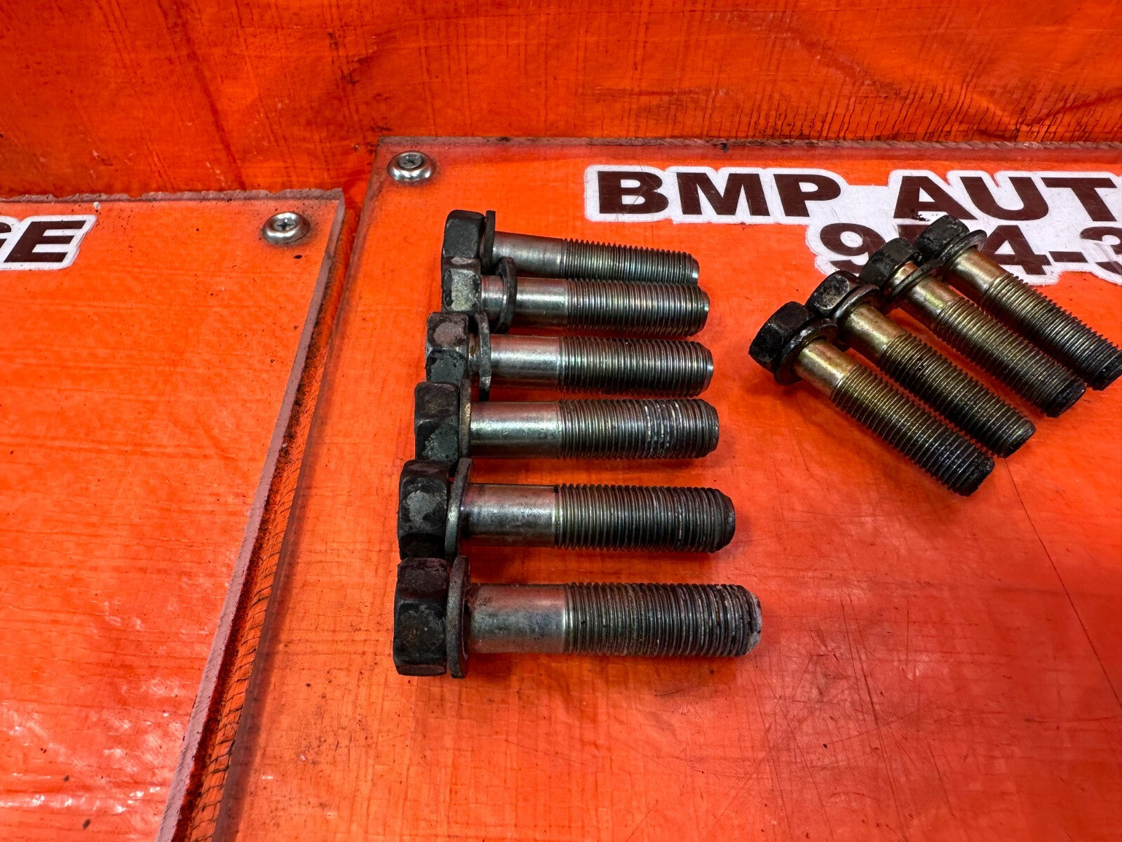 02 10 LEXUS SC430   TRANSMISSION BELL HOUSING BOLTS HARDWARE   OEM #2615