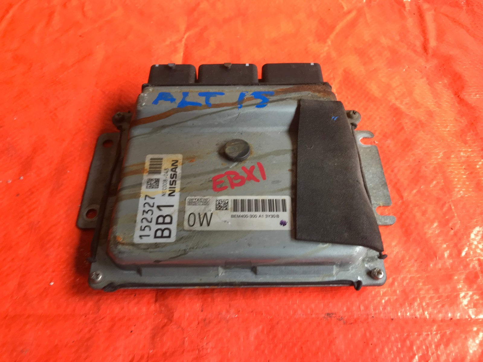 OEM 2015 15 NISSAN ALTIMA ENGINE COMPUTER ECU ECM EBX   PART # BEM400 300 A1 0