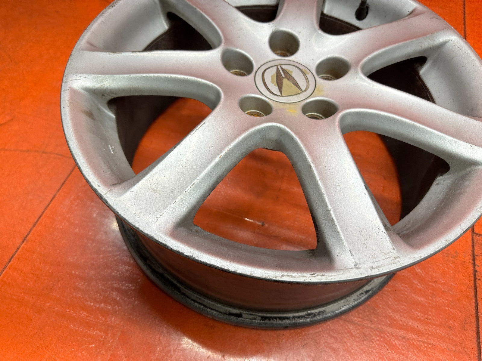 04 08 ACURA TSX 2.4L 17 INCH 7 SPOKE ALLOY WHEEL RIM 17x7 5x114.3 OEM FACTORY  212