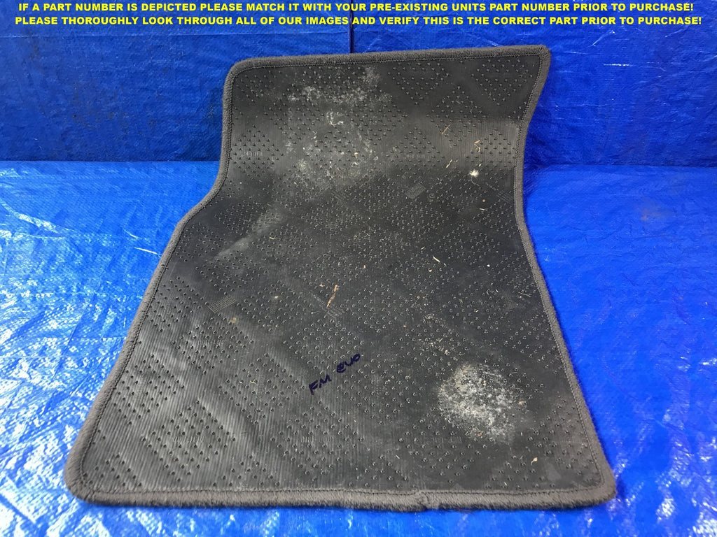 OEM 2003 2004 2005 MITSUBISHI EVOLUTION 8 VIII PASSENGER RIGHT FRONT FLOOR MAT5