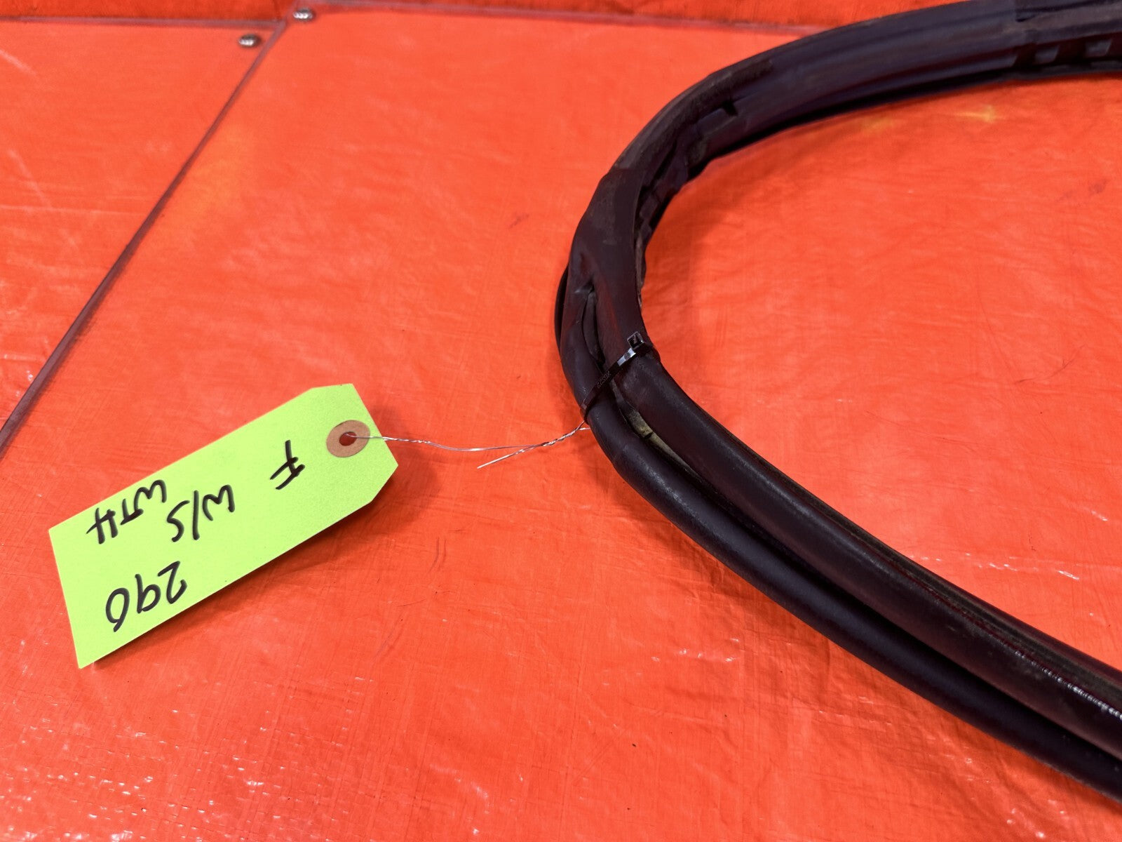 00 09 HONDA S2000   INNER EXTERIOR WINDSHIELD RUBBER WEATHER STRIP TRIM OEM #2907