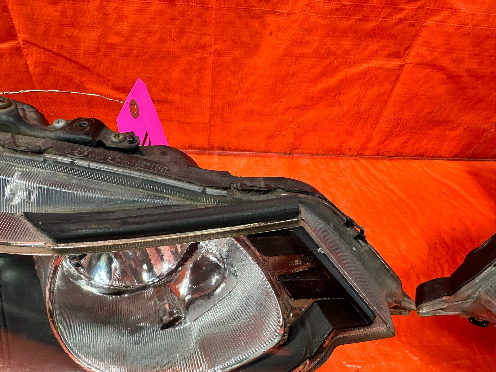 09 14 ACURA TSX   JDM MODEL BLACK HOUGING HEADLIGHT HEADLAMPS   W/ BALLASTS OEM10