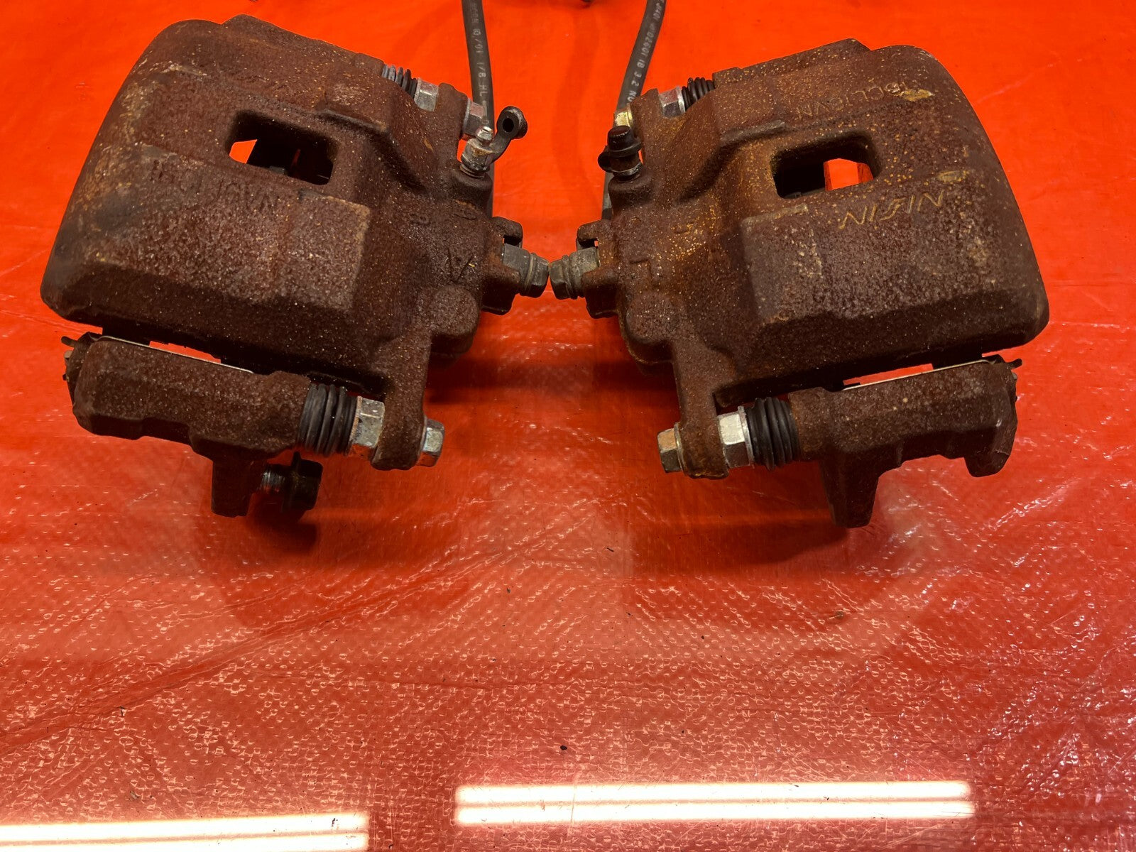 02 06 ACURA RSX TYPE S   FRONT BRAKE CALIPER SET CALIPERS LEFT AND RIGHT OEM 1404