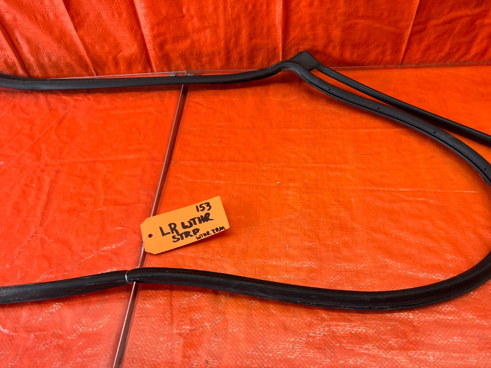 13 18 ACURA RDX   DRIVER LEFT REAR DOOR   WEATHER STRIP TRIM SEAL GASKET OEM 1536