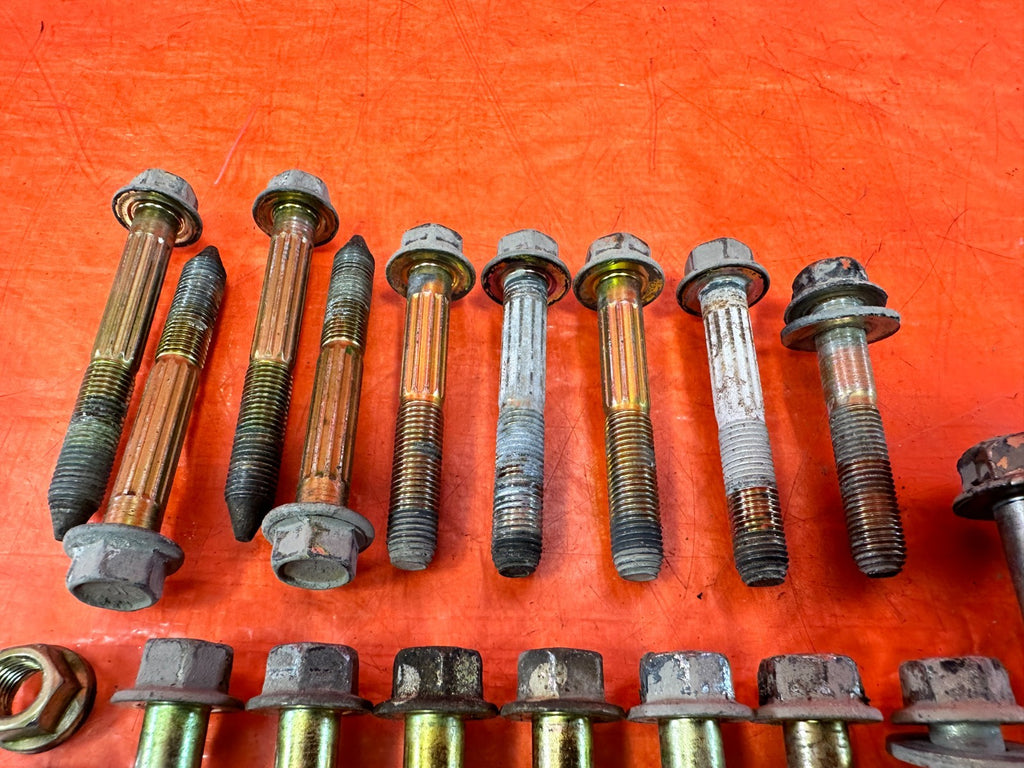 97 01 HONDA CR V CRV   REAR TRAILING ARM CONTROL ARM BOLTS HARDWARE OEM #3014