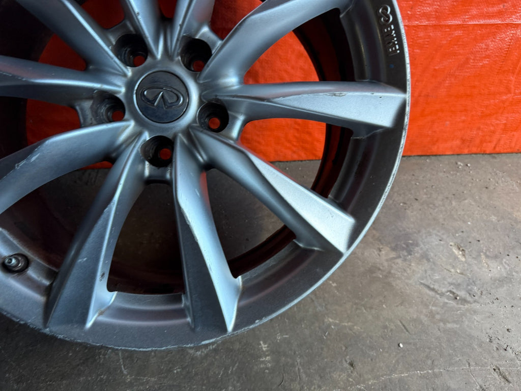08 15 INFINITI G37 Q60   10 SPOKE   18 INCH   REAR WHEEL RIM   OEM #310 32