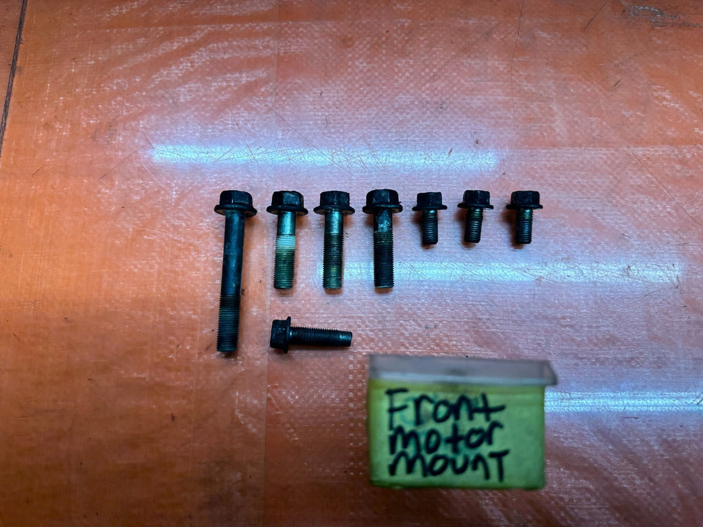 04-05 ACURA TSX 2.4L K24A2 FRONT ENGINE MOTOR MOUNT BOLTS HARDWARE OEM #3390