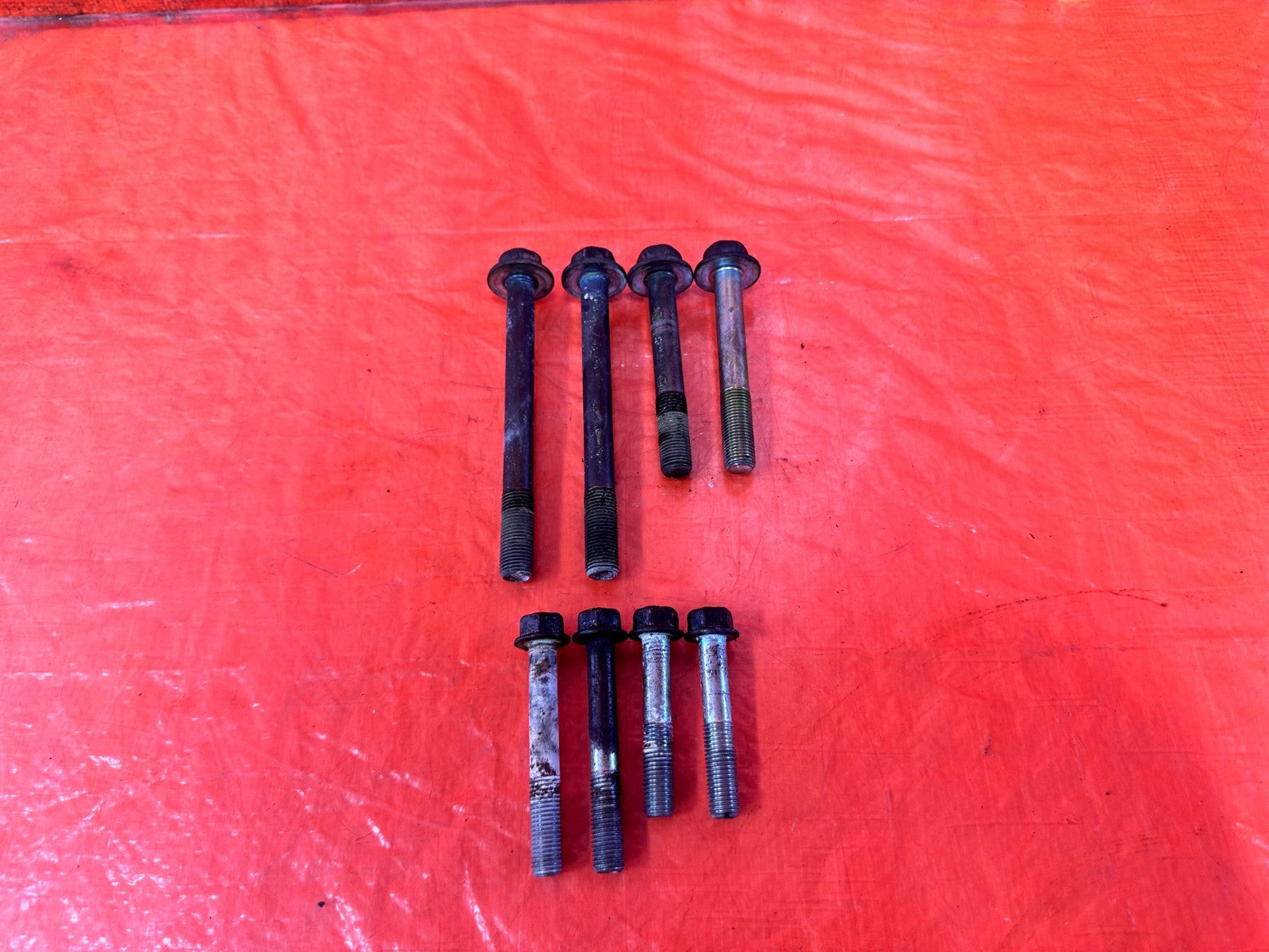 04 08 ACURA TSX  K24A2 REAR TRANSMISSION BRACKET BOLTS HARDWARE   OEM #3042