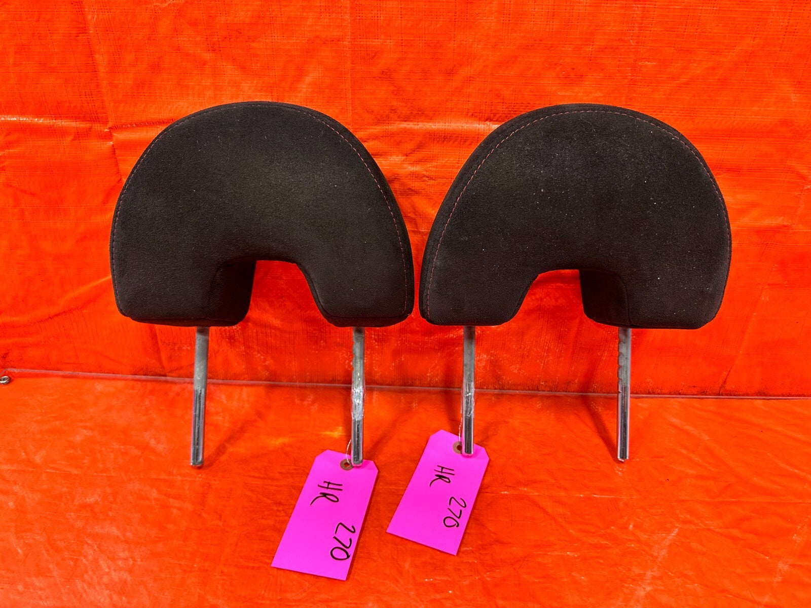 06 11 HONDA CIVIC SI   FRONT SEAT HEAD REST   LEFT & RIGHT   OEM FACTORY #2700
