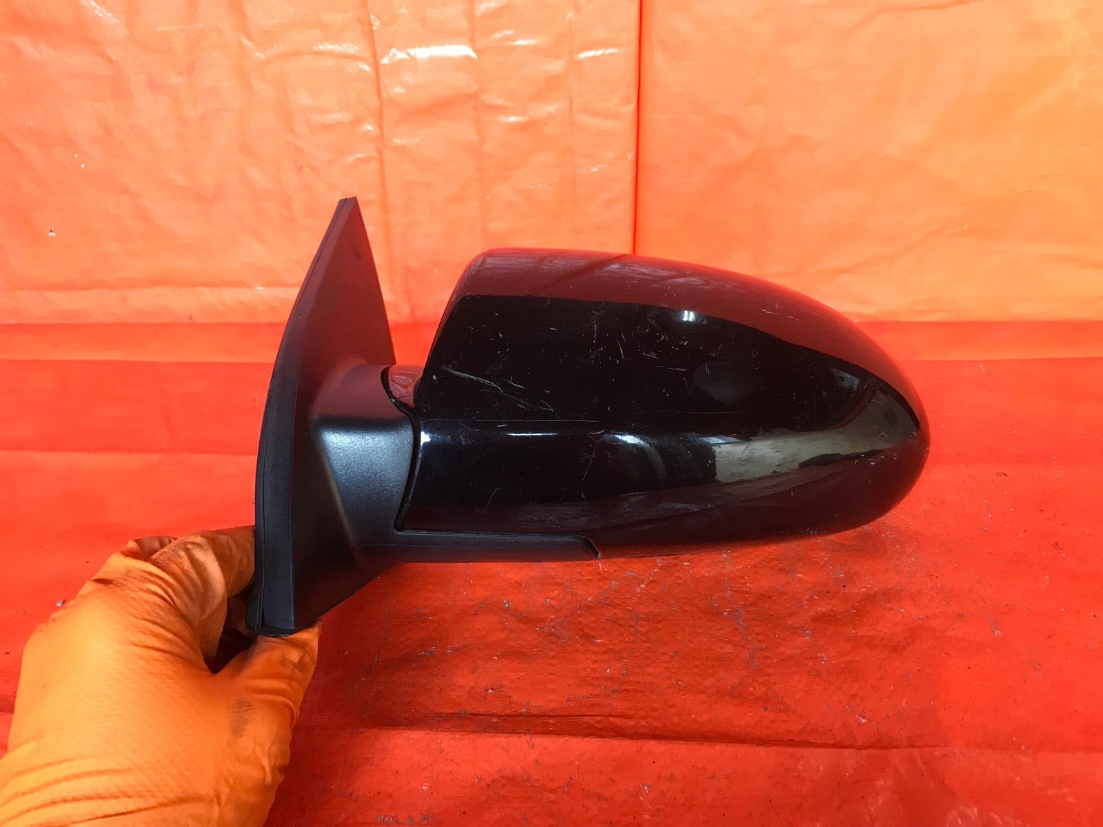 OEM 2007 07 HYUNDAI ACCENT SEDAN DRIVER LEFT SIDE VIEW MIRROR   BLACK   POWER   0
