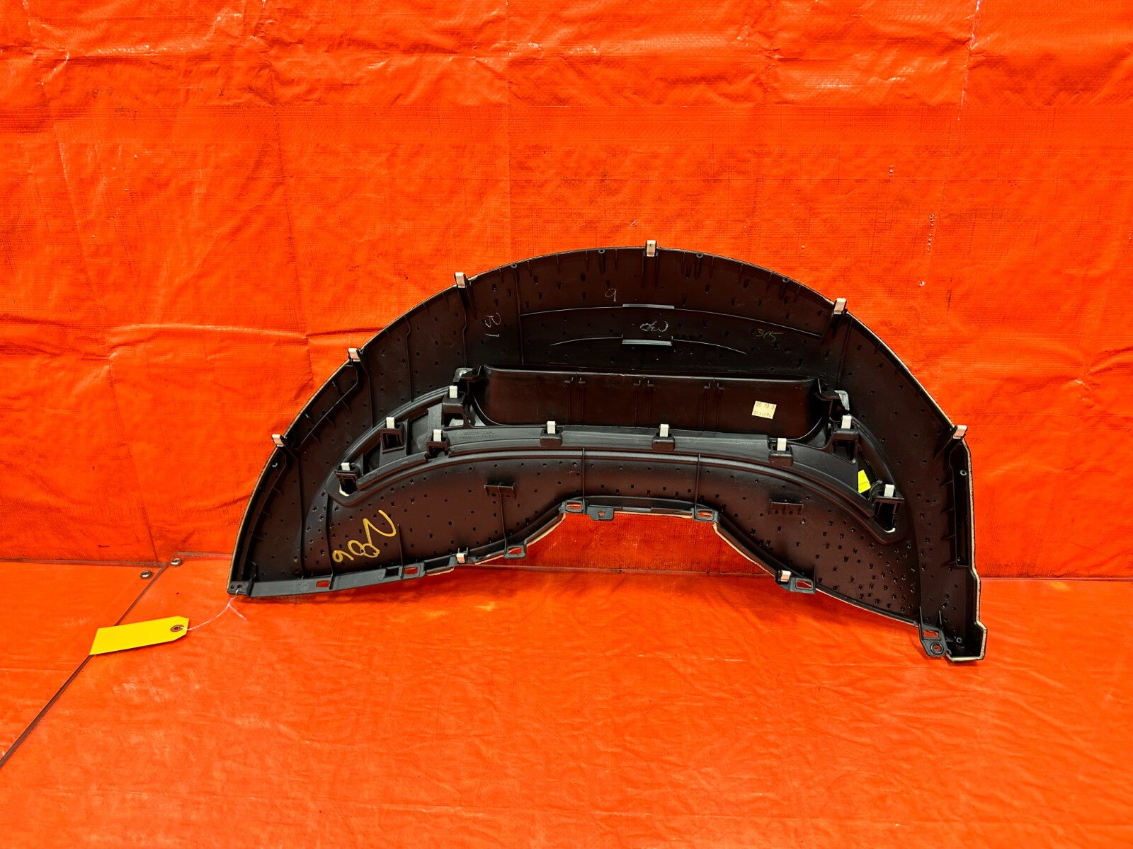 06 11 HONDA CIVIC SI UPPER DASH DASHBOARD SPEEDOMETER BEZEL TRIM PLASTIC OEM 2865