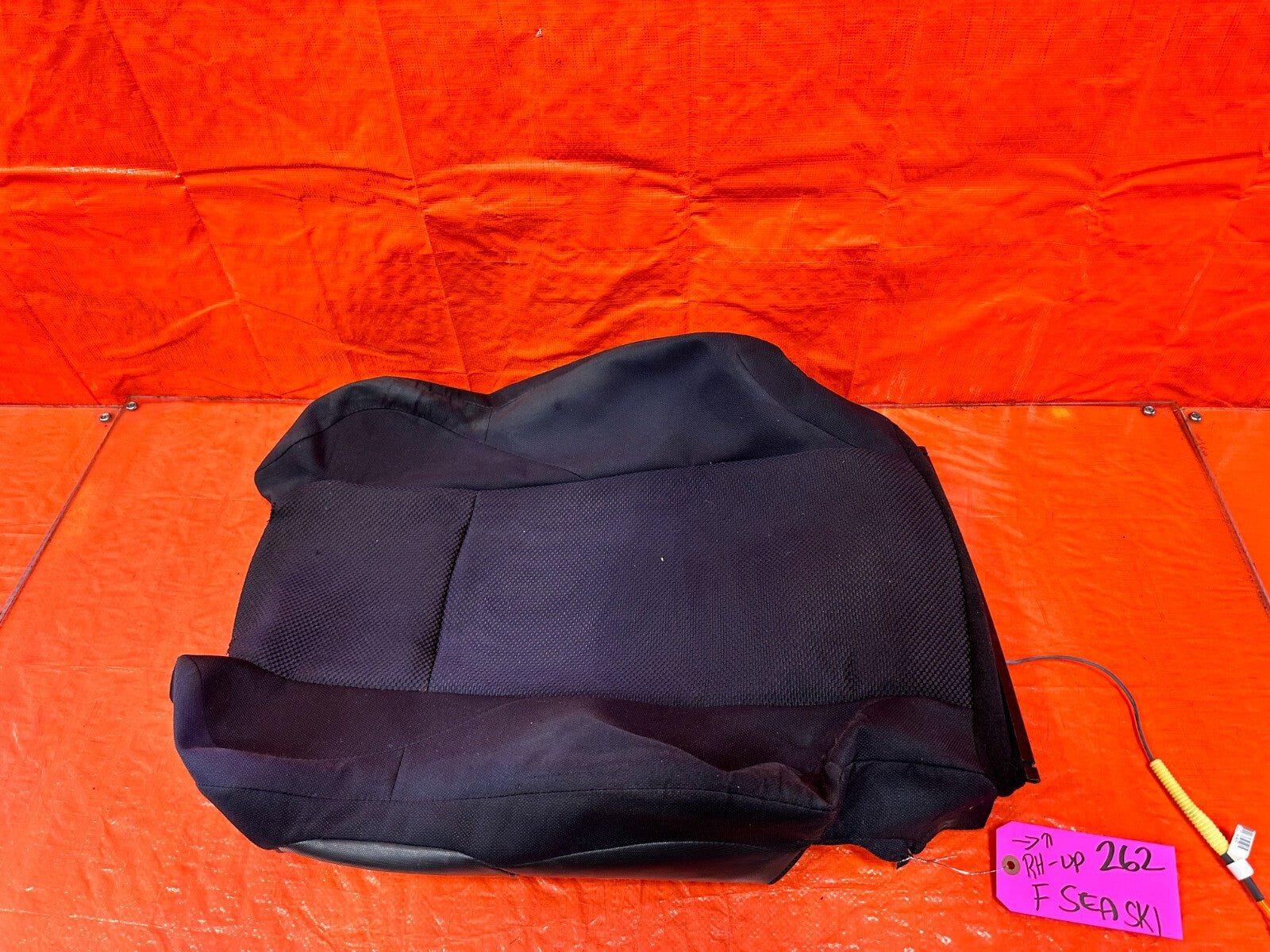 2004 NISSAN 350Z CLOTH PASSENGER RIGHT FRONT UPPER SEAT SKIN WRAP COVER OEM 2626