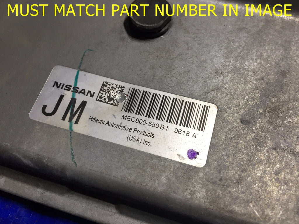 OEM 2009 NISSAN VERSA ENGINE COMPUTER ECU ECM BRAIN MODULE EBX MEC900 550 B11