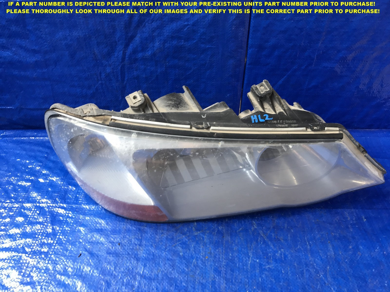 OEM 2002 2003 02 03 ACURA TL PASSENGER RIGHT HEADLIGHT HEADLAMP R RH 6