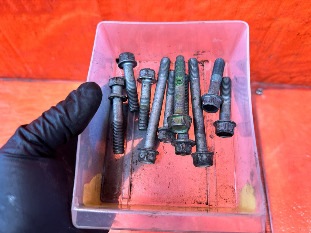 13 16 HYUNDAI GENESIS COUPE   TRANSMISSION BELL HOUSING BOLTS HARDWARE OEM 3260