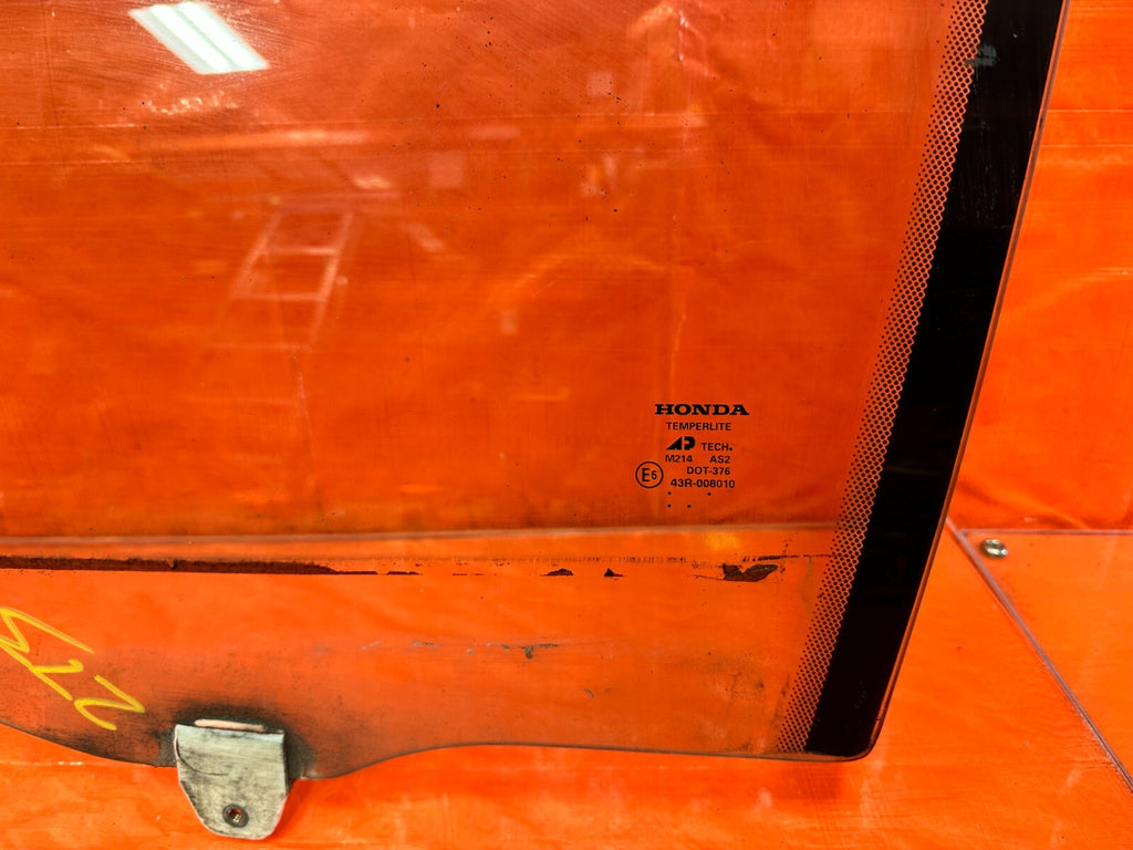 92 96 HONDA PRELUDE   DOOR GLASS WINDOW   DRIVER LEFT SIDE    OEM FACTORY #2735