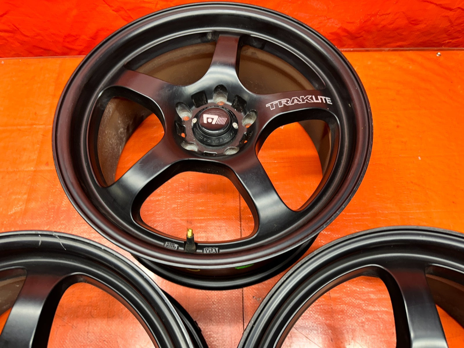 MOTEGI RACING TRAKLITE 17 INCH ALLOY WHEELS SET OF 3 17x8 +40 5x114.3 AFTERMARKE19