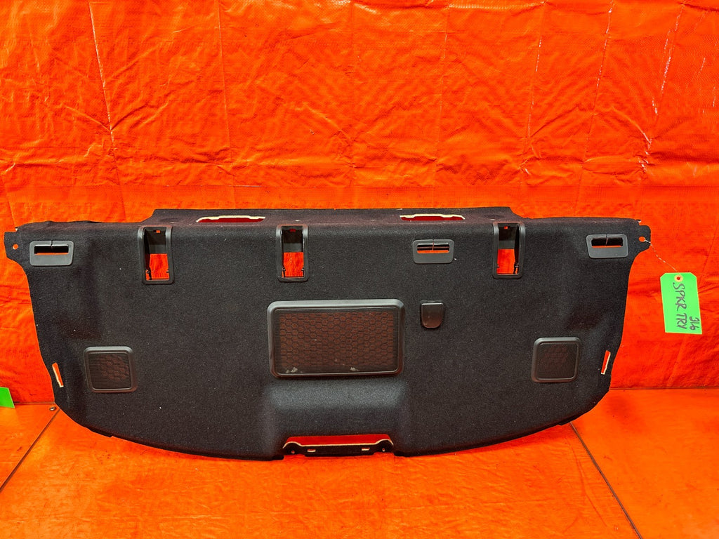 14 24 INFINITI Q50   BLACK REAR SPEAKER COVER TRAY LINER TRIM   OEM #3160