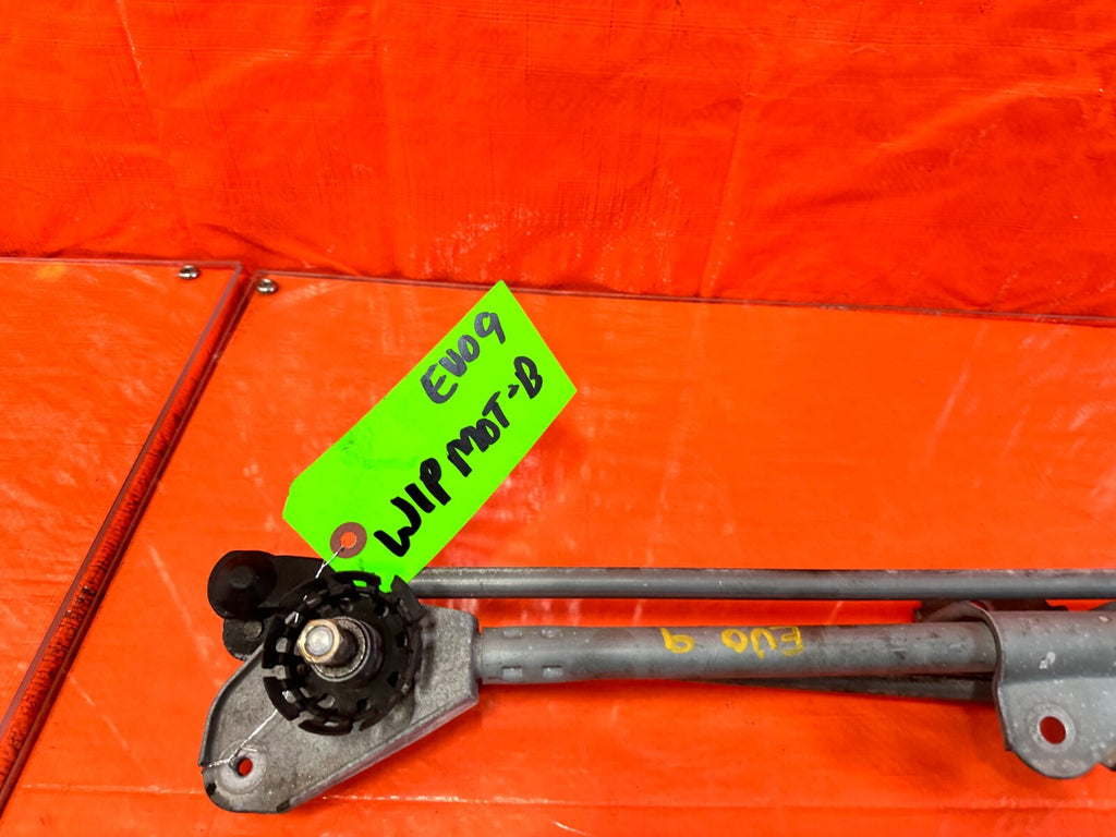 03 06 LANCER EVOLUTION VIII 8 EVO IX 9   FRONT WINDSHIELD WIPER MOTOR & LINKAGE10