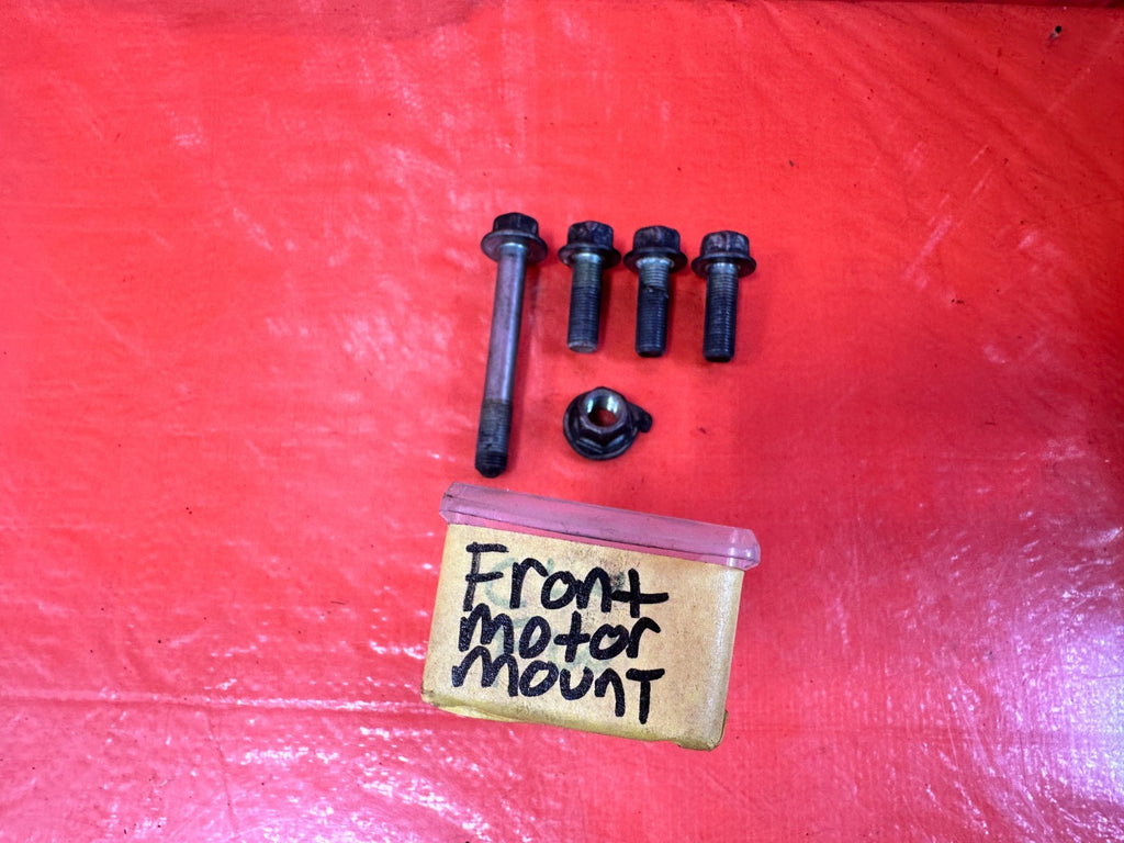 06 11 HONDA CIVIC SI   K20Z3   FRONT TRANSMISSION MOUNT BOLTS HARDWARE OEM #3000
