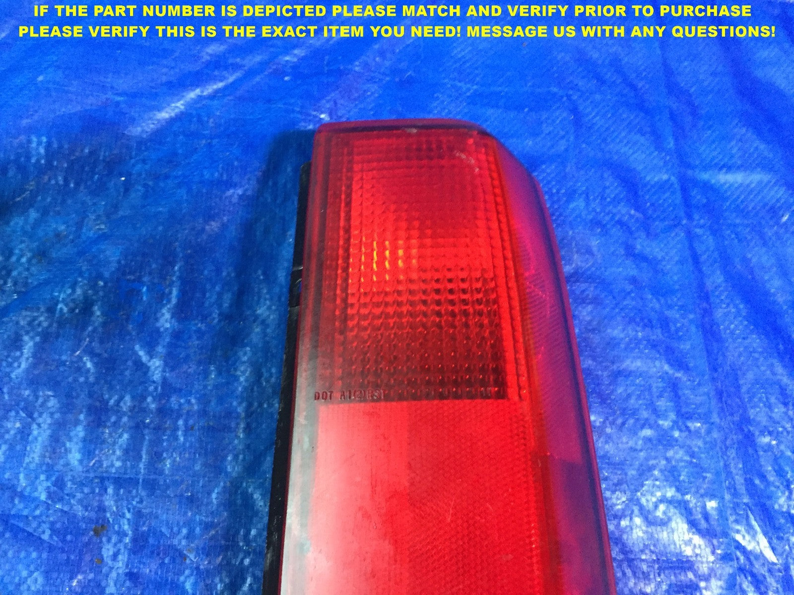 OEM 1985   2005 CHEVROLET CHEVY ASTROVAN PASSENGER RIGHT TAIL LIGHT 2B3
