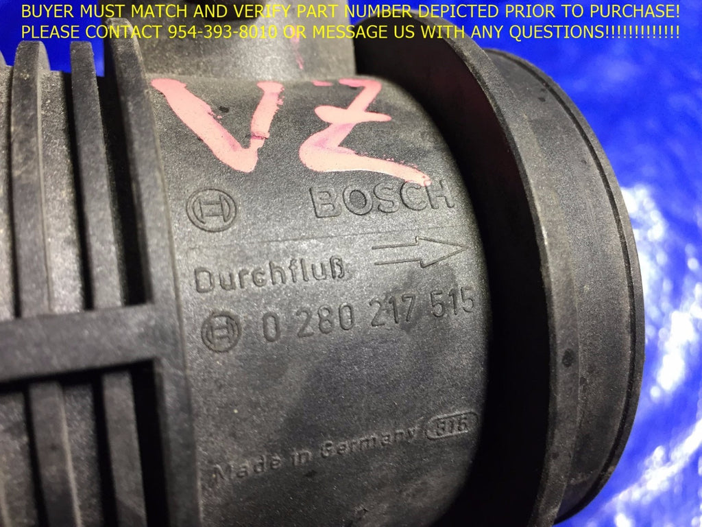 OEM 1998 99 00 01 2001 02 Mercedes E320 W210 Air Flow Meter Sensor 0 280 217 5152