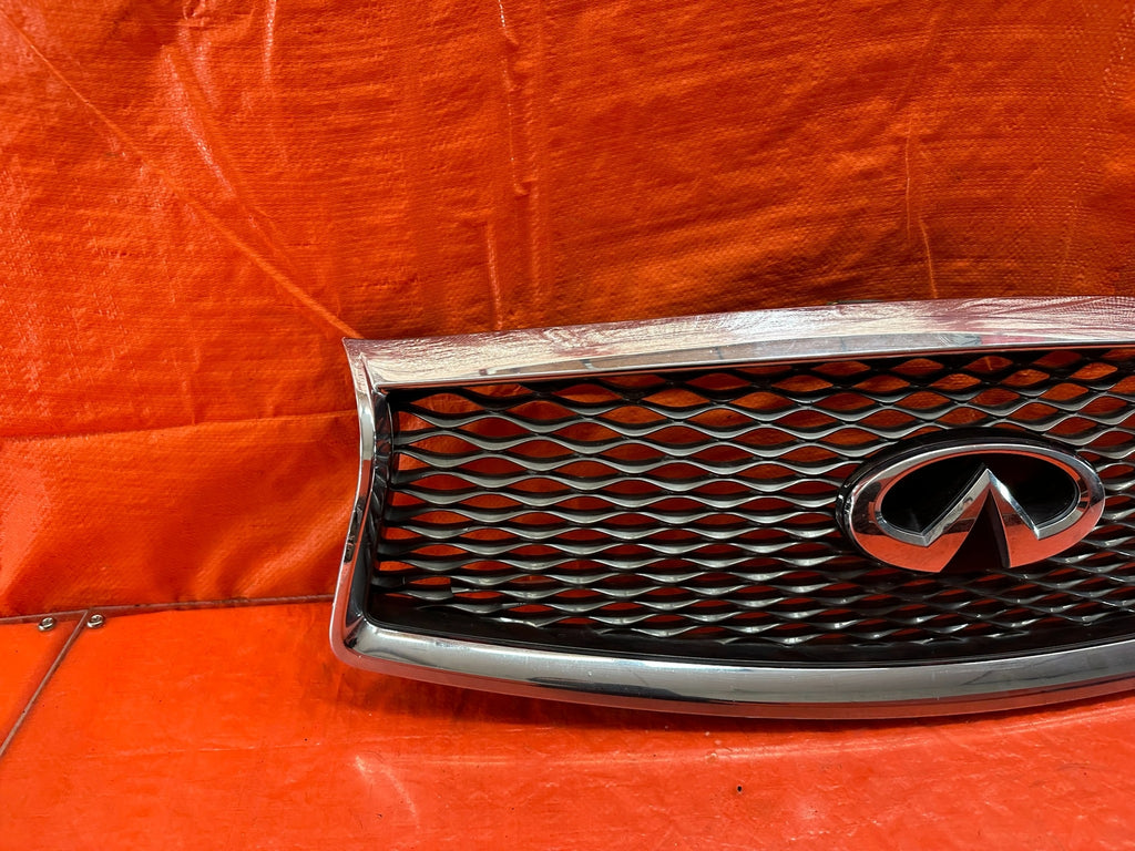 14 17 INFINITI Q50 FRONT GRILLE 100% COMPLETE W/ FRONT CAMERA   OEM FACTORY #2159