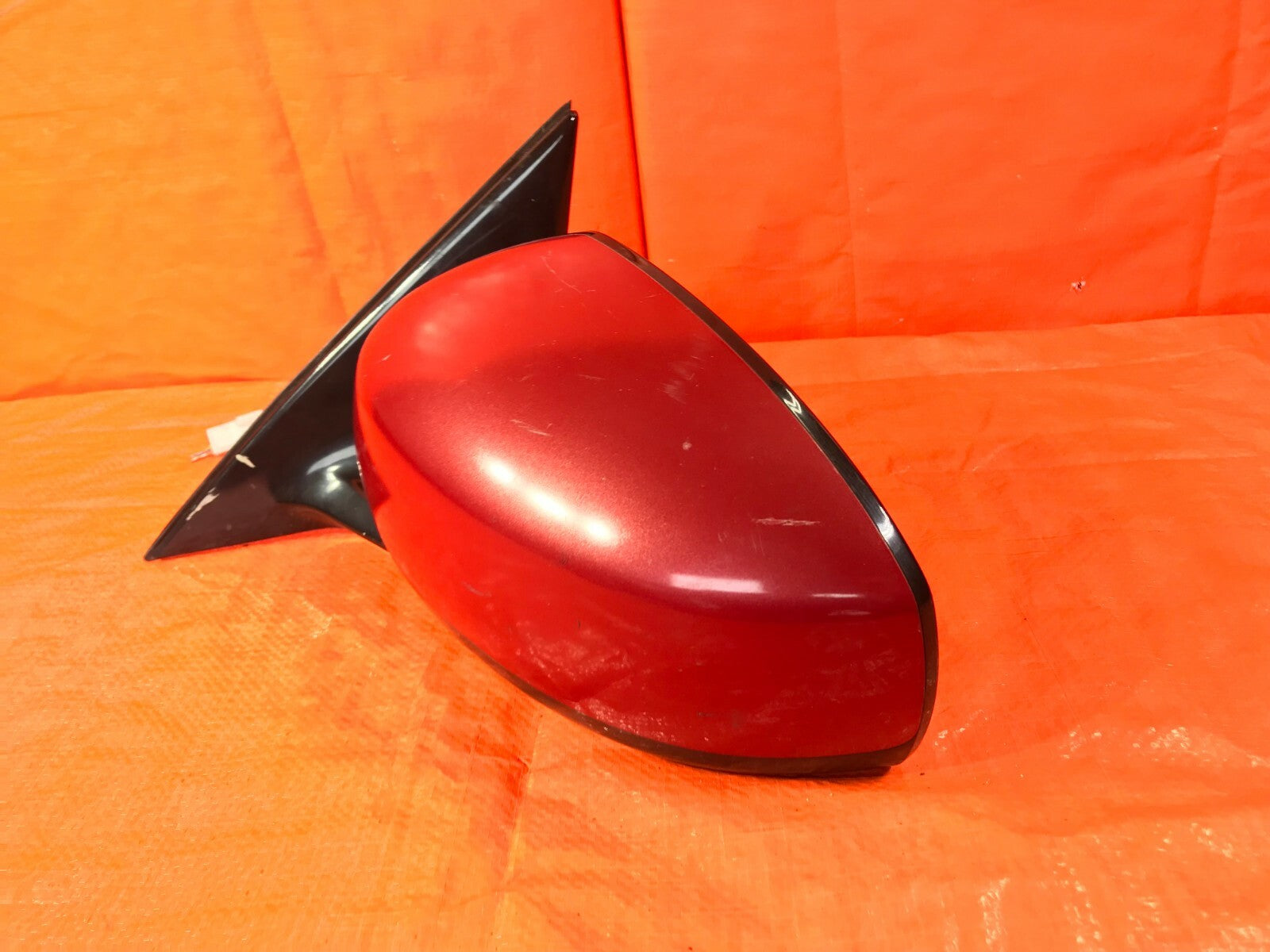 OEM 2007 2008 G35   SEDAN   DRIVER LEFT SIDE VIEW MIRROR   RED   E4 012536 07 085