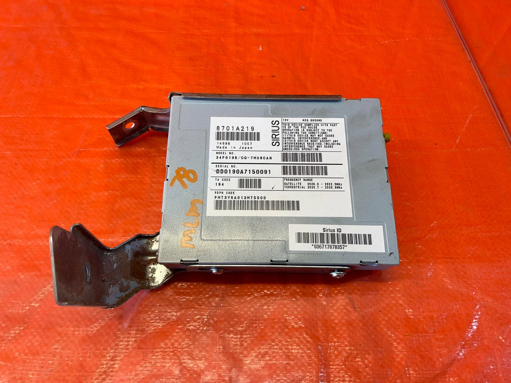 2011 11 LANCER EVOLUTION EVO X 10   SIRIUS SATELLITE RADIO MODULE   OEM #780