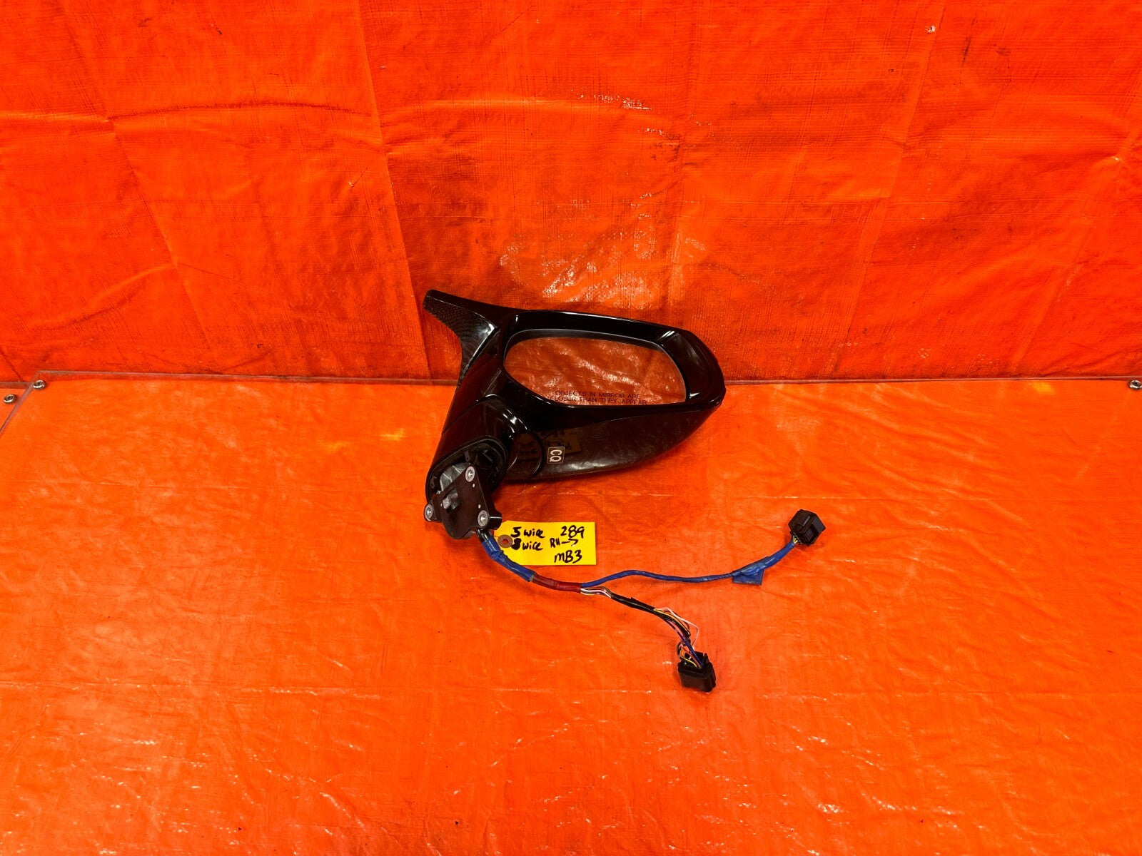 17 20 INFINITI Q60   EXTERIOR SIDE VIEW MIRROR   PASSENGER RIGHT OEM FACTORY 2891