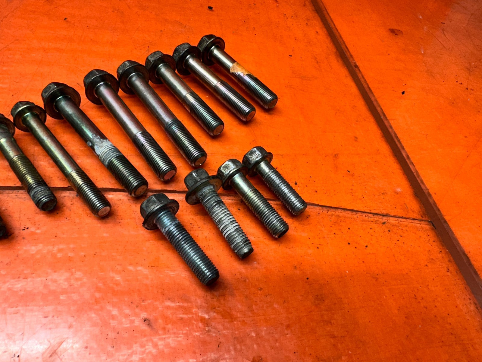 00 03 HONDA S2000 AP1 MT MANUAL TRANSMISSION BELL HOUSING BOLTS HARDWARE 3375