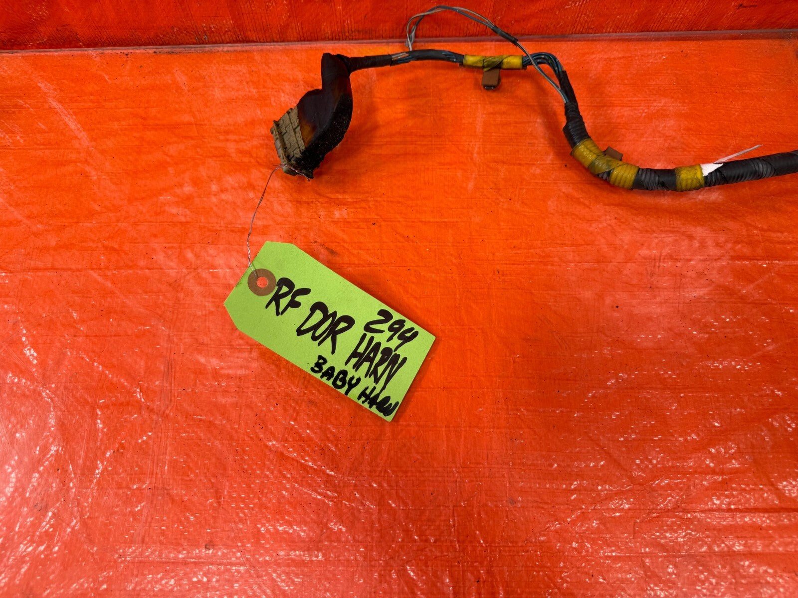 93 94 HONDA DEL SOL SI   RIGHT FRONT DOOR WIRING HARNESS WIRE LOOM OEM 2945