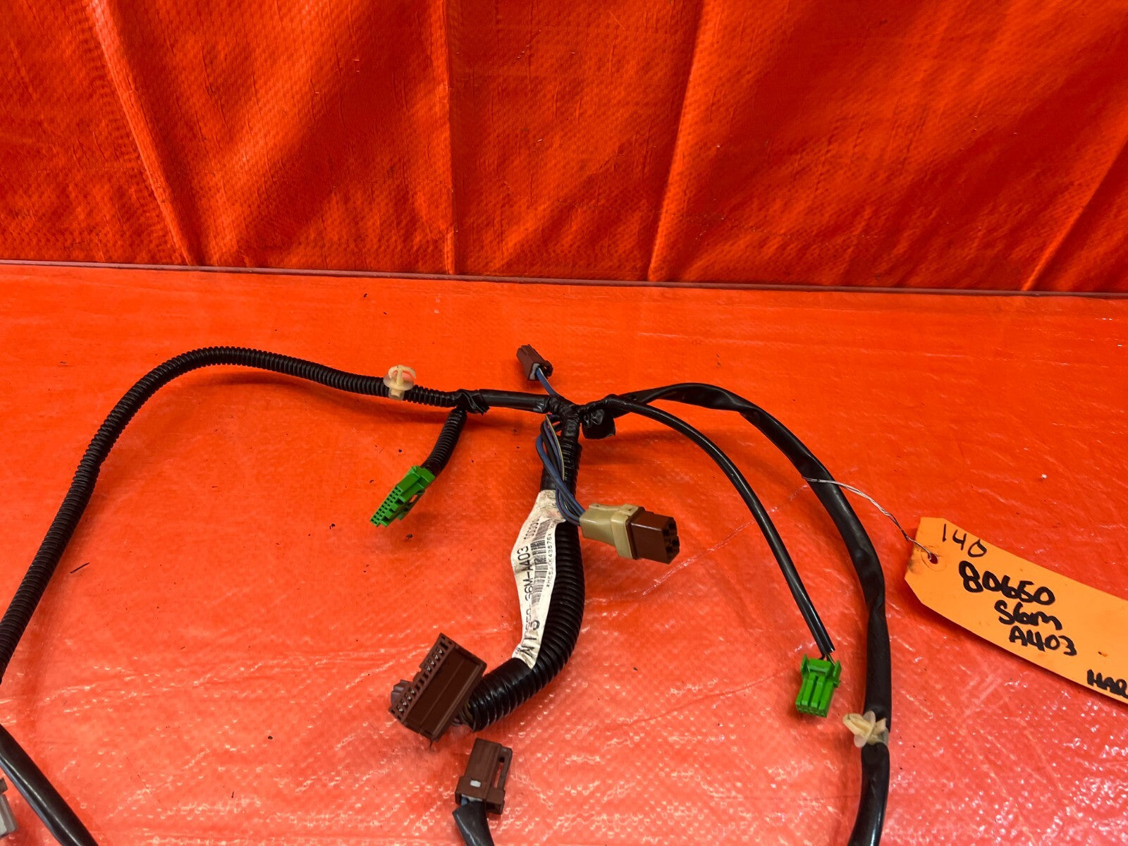 02 06 ACURA RSX   AIR CONDITIONING AC SUB WIRING HARNESS WIRE LOOM   OEM OE #1406