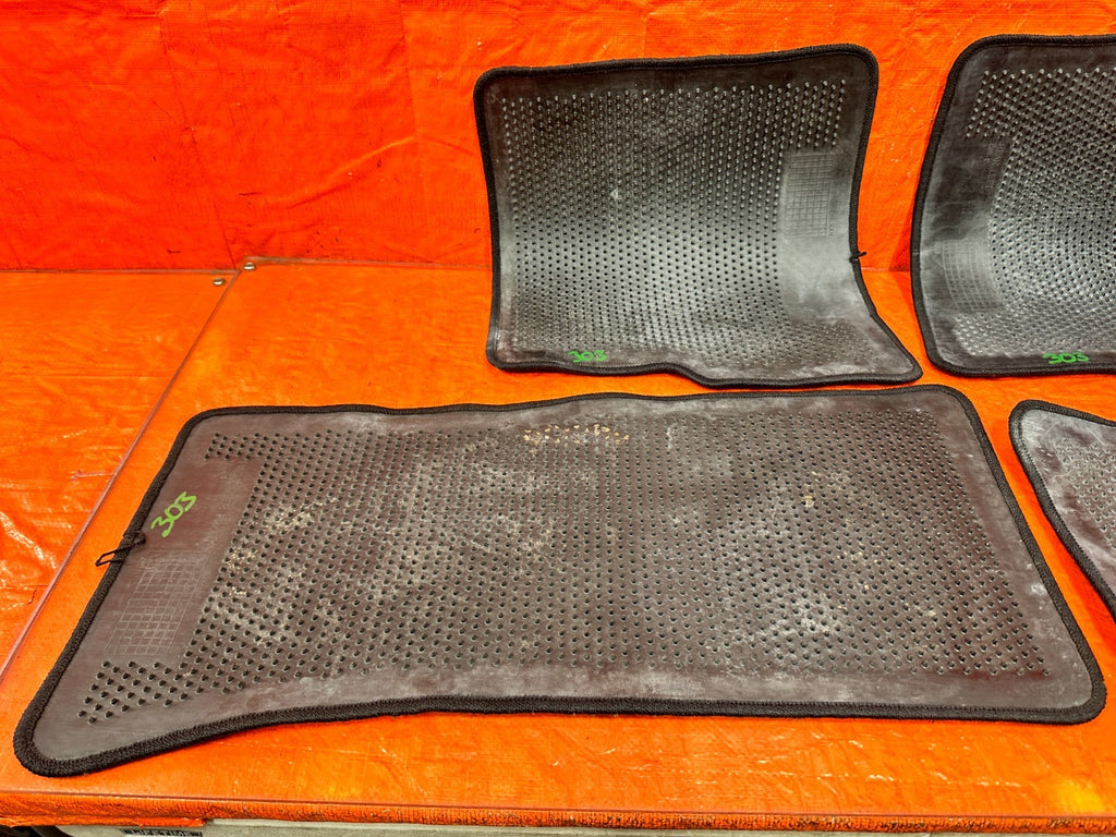09 11 MAZDA RX8 RX 8   FLOOR MAT SET   LEFT RIGHT FRONT REAR   OEM FACOTRY 3036