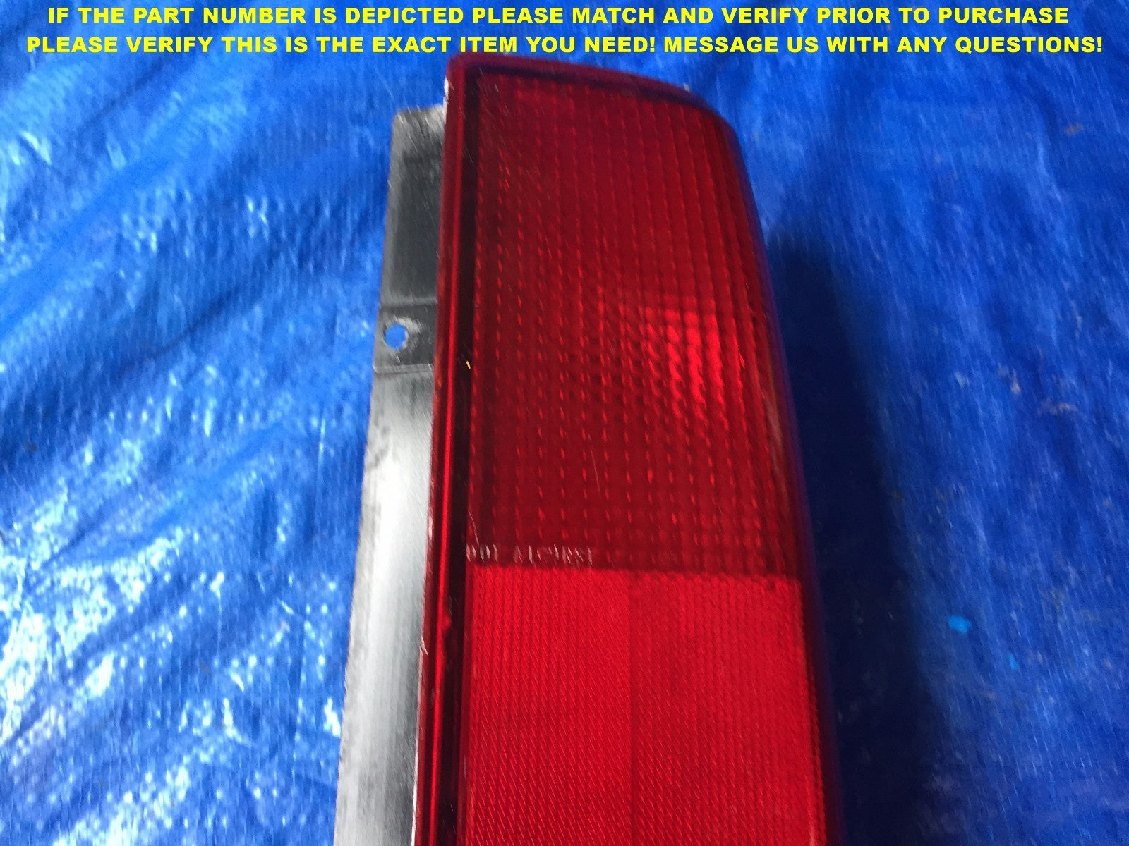 OEM 1985   2005 CHEVROLET CHEVY ASTROVAN PASSENGER RIGHT TAIL LIGHT 6B3