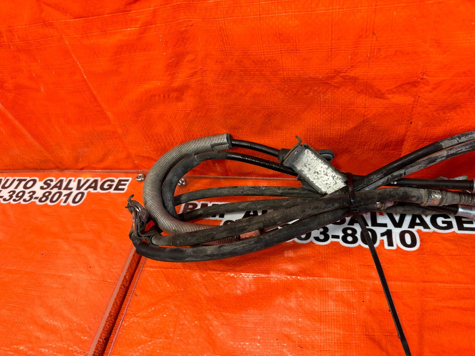 04 08 ACURA TSX   EMERGENCY PARKING BRAKE CABLE SET CABLES LEFT RIGHT   OEM #2558