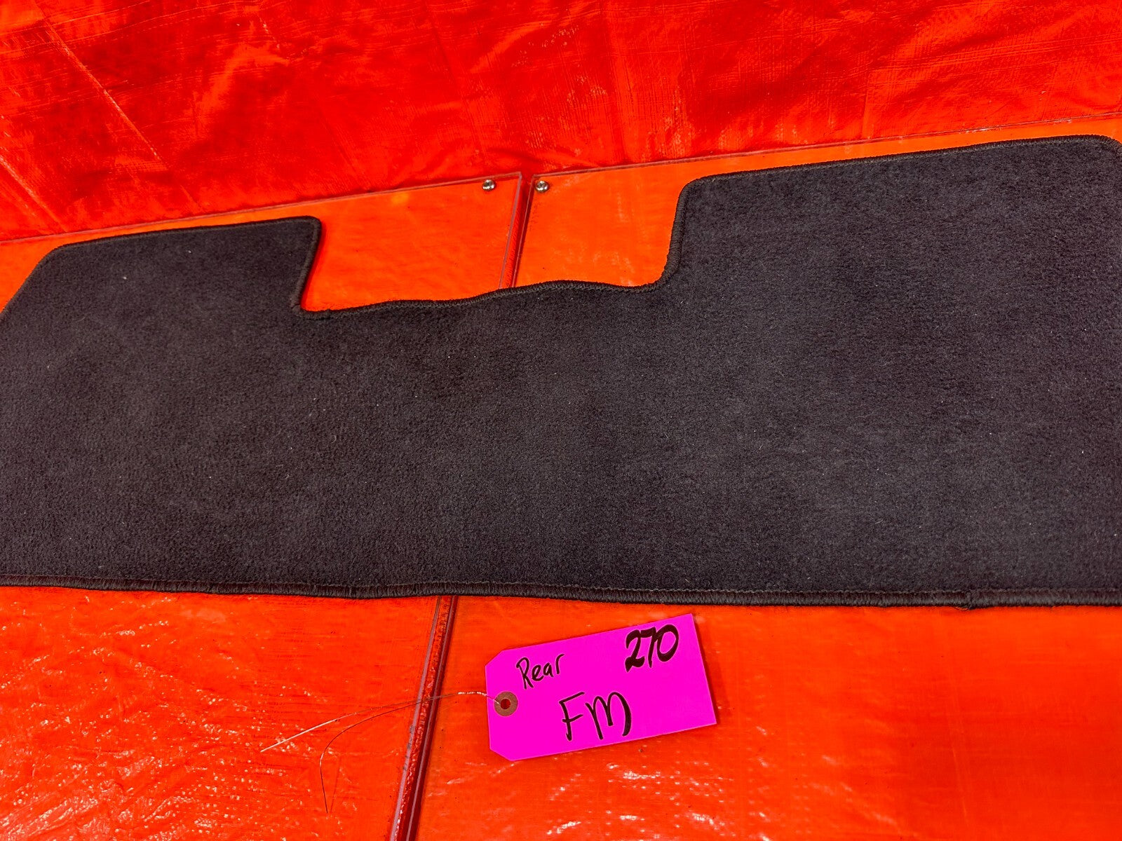 07 11 HONDA CIVIC SI SEDAN   REAR / BACK SEAT   FLOOR MAT RUG   OEM #2705