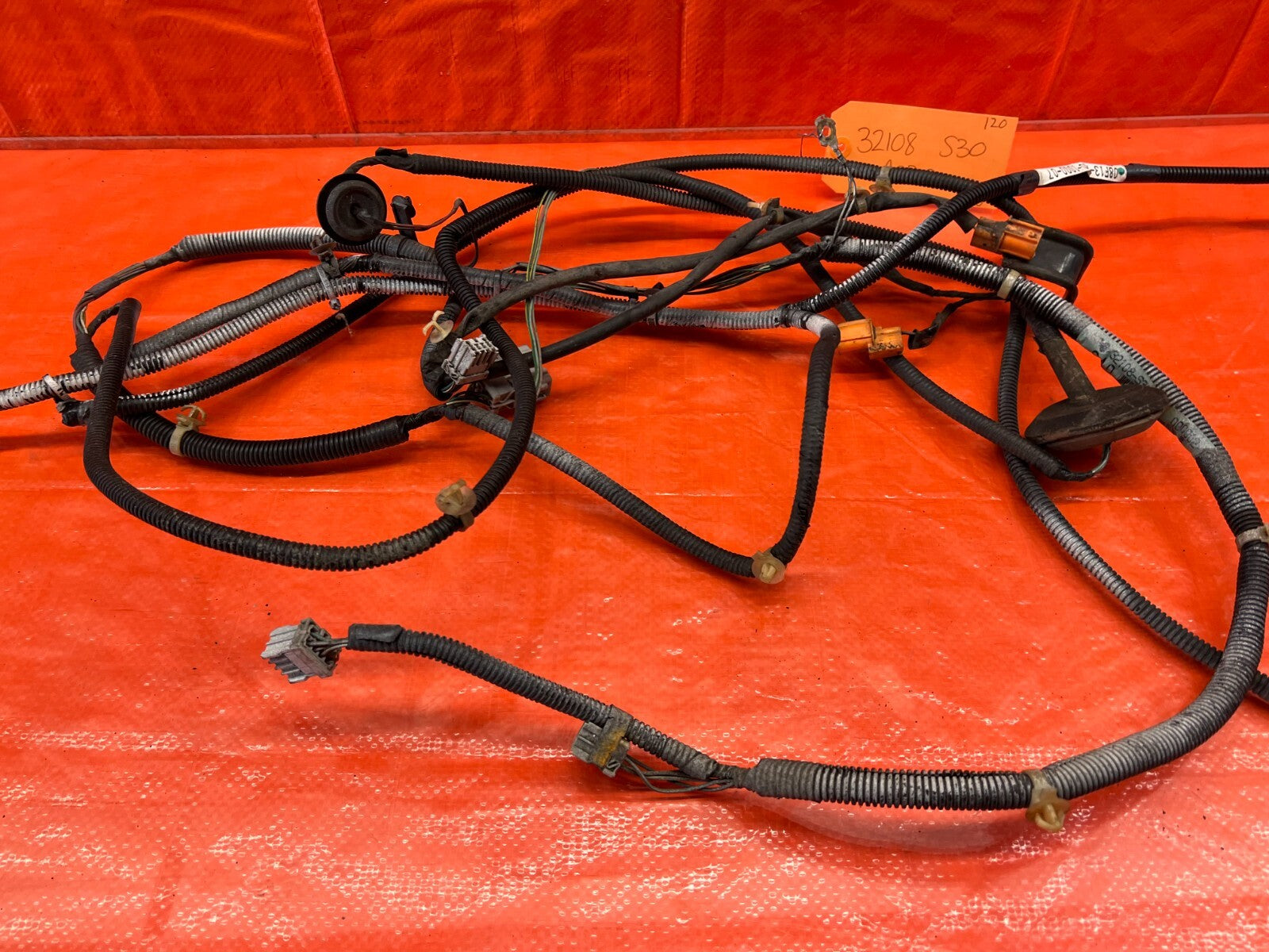 99 01 HONDA PRELUDE BASE   INTERIOR REAR TRUNK WIRING HARNESS WIRE LOOM OEM #1207