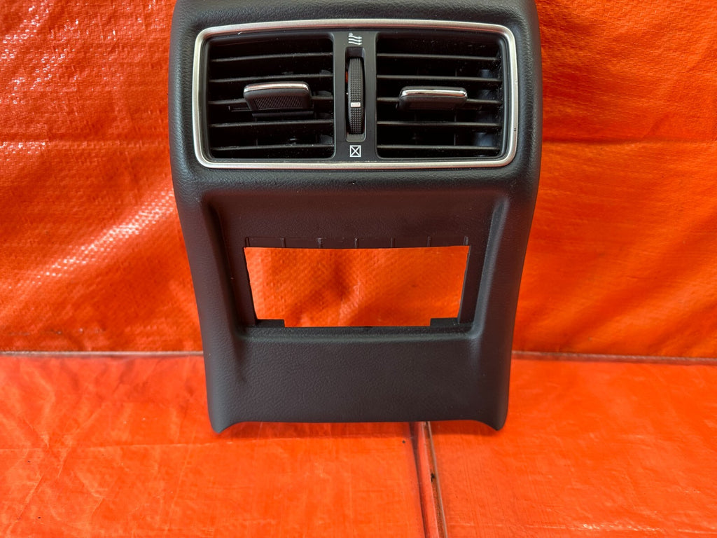 14 18 INFINITI Q50   REAR ARM REST CENTER CONSOLE AC VENT   BLACK OEM #2223
