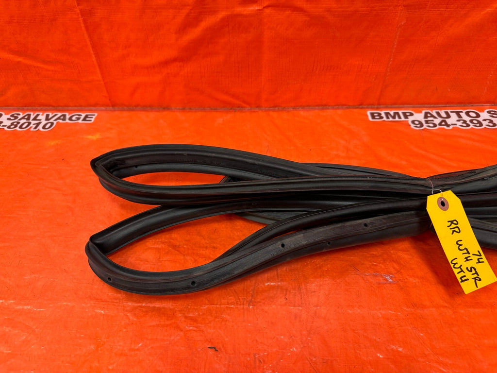 2012 SUBARU WRX STI SEDAN PASSENGER RIGHT REAR DOOR WEATHER STRIP RUBBER GASKET7
