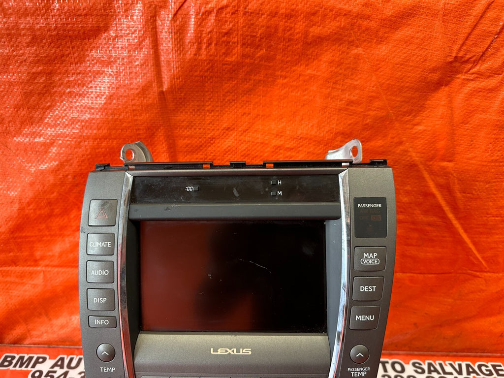 08 09 LEXUS ES350   AM FM RADIO STEREO NAVIGATION GPS INFO DISPLAY   OEM #2444