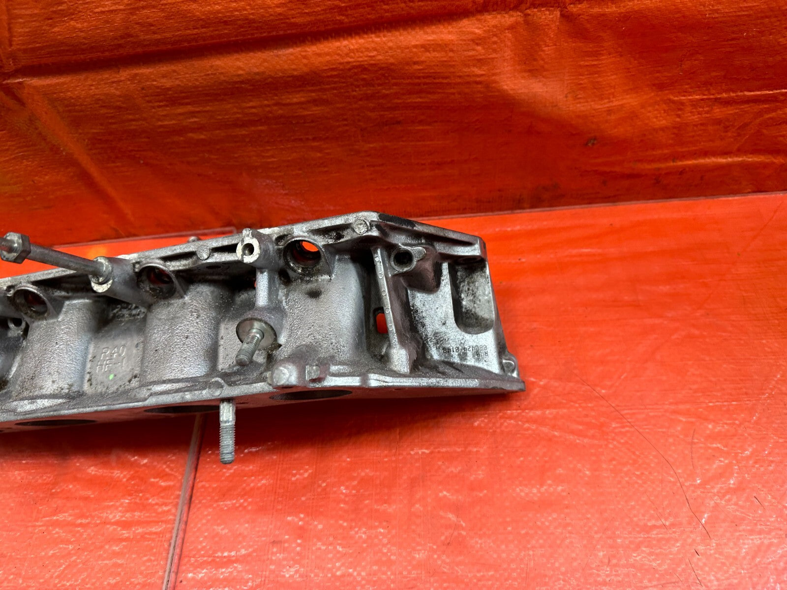 09 14 ACURA TSX 2.4L K24Z3 INTAKE MANIFOLD INJECTOR BASE ALUMINUM PORTION   #2331