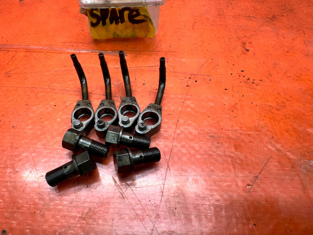 00 03 HONDA S2000 AP1 2.0L F20C ENGINE BLOCK PISTON OIL SQUIRTERS JETS OEM #3375