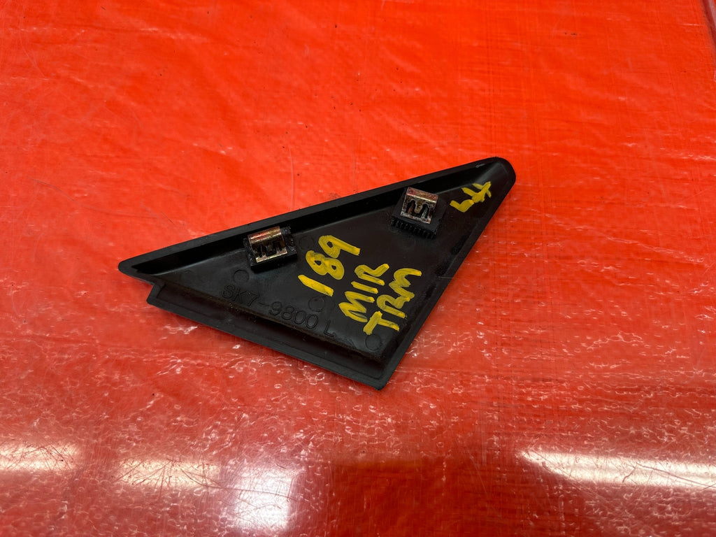 90 93 ACURA INTEGRA 2D INTERIOR MIRROR TRIM COVER PLASTIC GARNISH LEFT OEM #1896