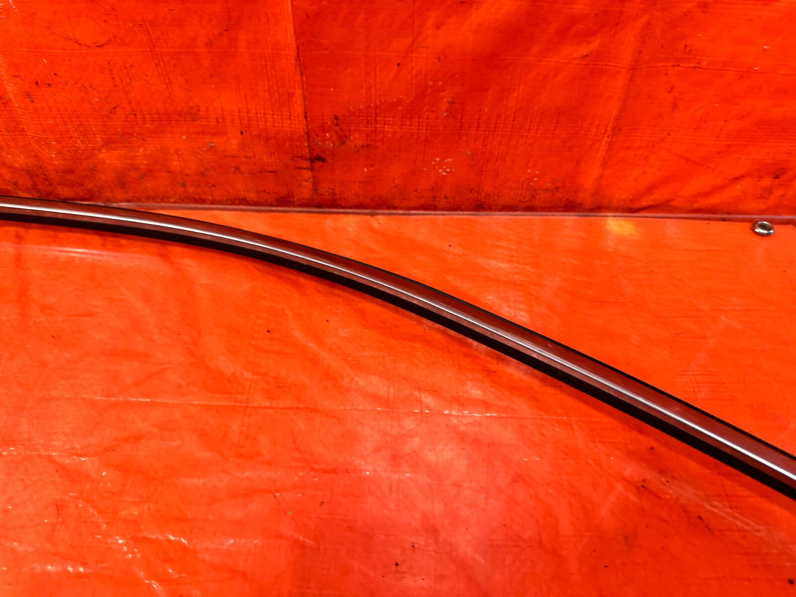 96 00 HONDA CIVIC SEDAN 4D   PASSENGER RIGHT CHROME UPPER WINDOW GLASS TRIM OEM4