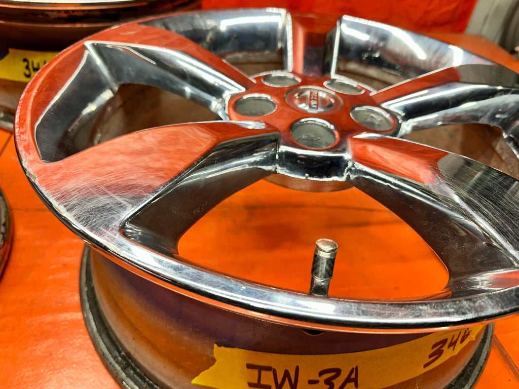 03-08 NISSAN 350Z - 5 SPOKE CHROME WHEELS RIMS - OEM FACTORY OE #3466