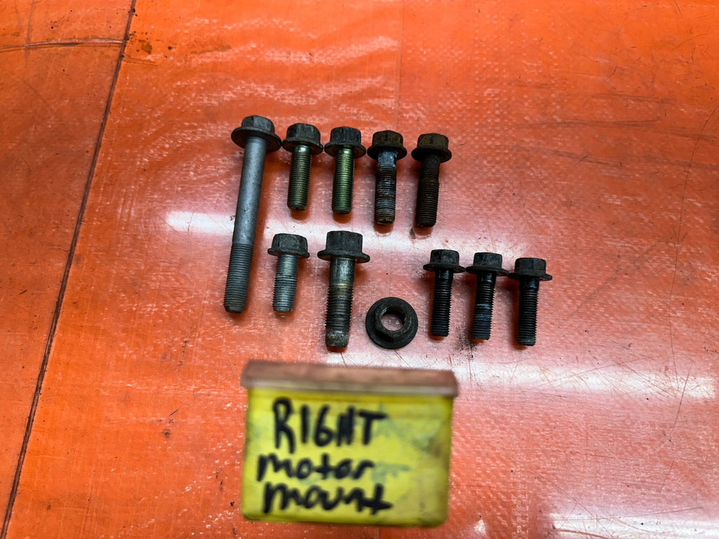 13 15 HONDA CIVIC SI 2.4L RIGHT PASSENGER ENGINE MOTOR MOUNT BOLTS HARDWARE 3340