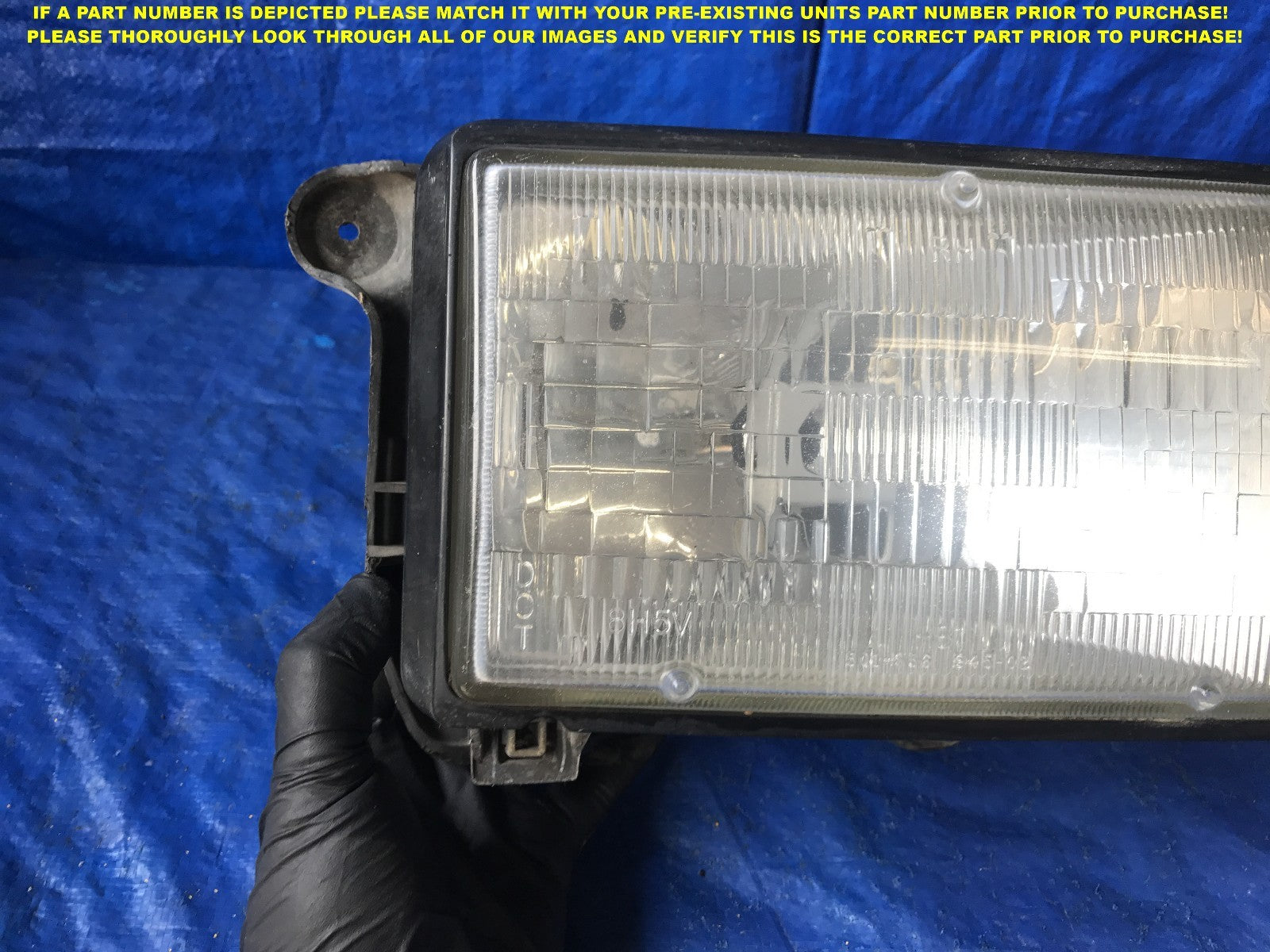 OEM 1995 95 HONDA PASSPORT PASSENGER RIGHT HEADLIGHT R RH3